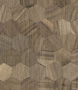 End Grain Walnut Hexagon