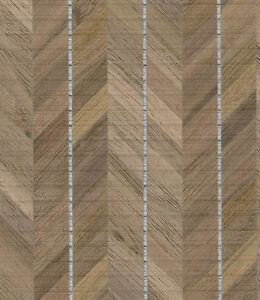 Walnut Chevron Stripes